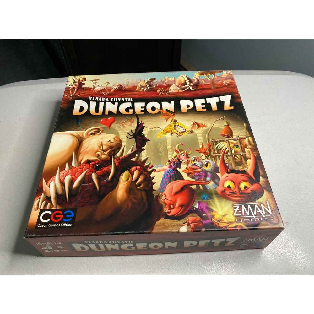 Dungeon Petz Strategy Board Game CGE Games Vlaada Chvatil Complete